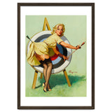 Pinup Sexy Girl On A Target thumbnail