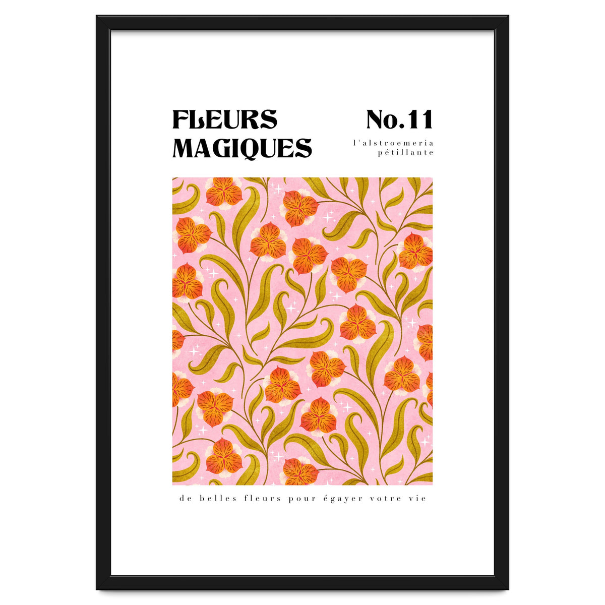 Magical Flowers No.11 Alstroemerias Print