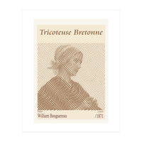 Tricoteuse Bretonne William Bouguereau (1871) (Print Only)