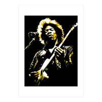 Jimi Hendrix in Pop Art  (Print Only)