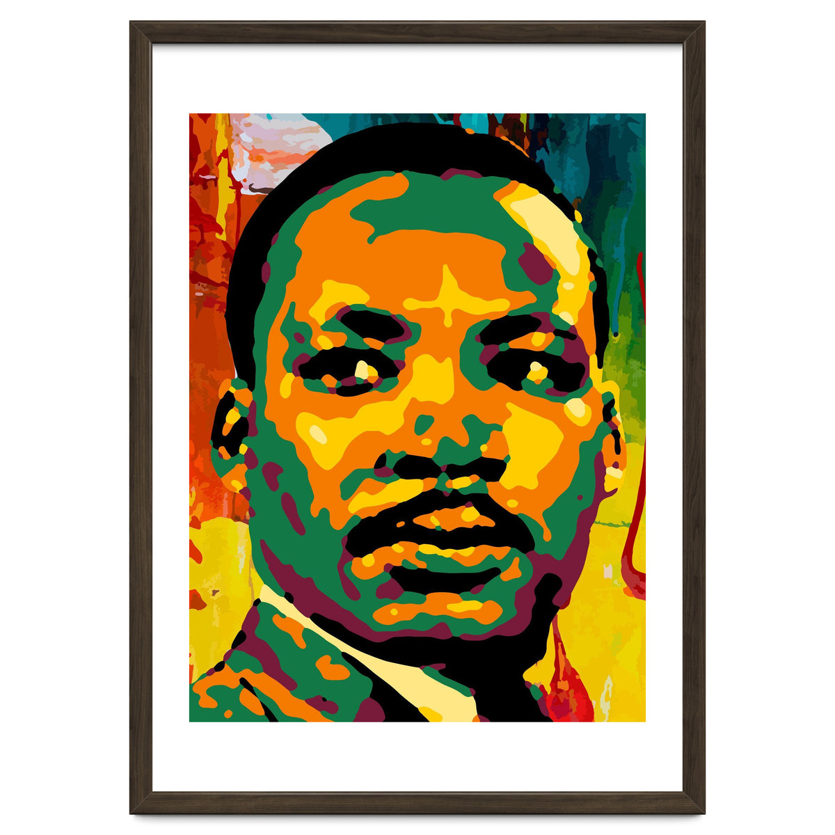 Martin Luther King Jr Abstract Art