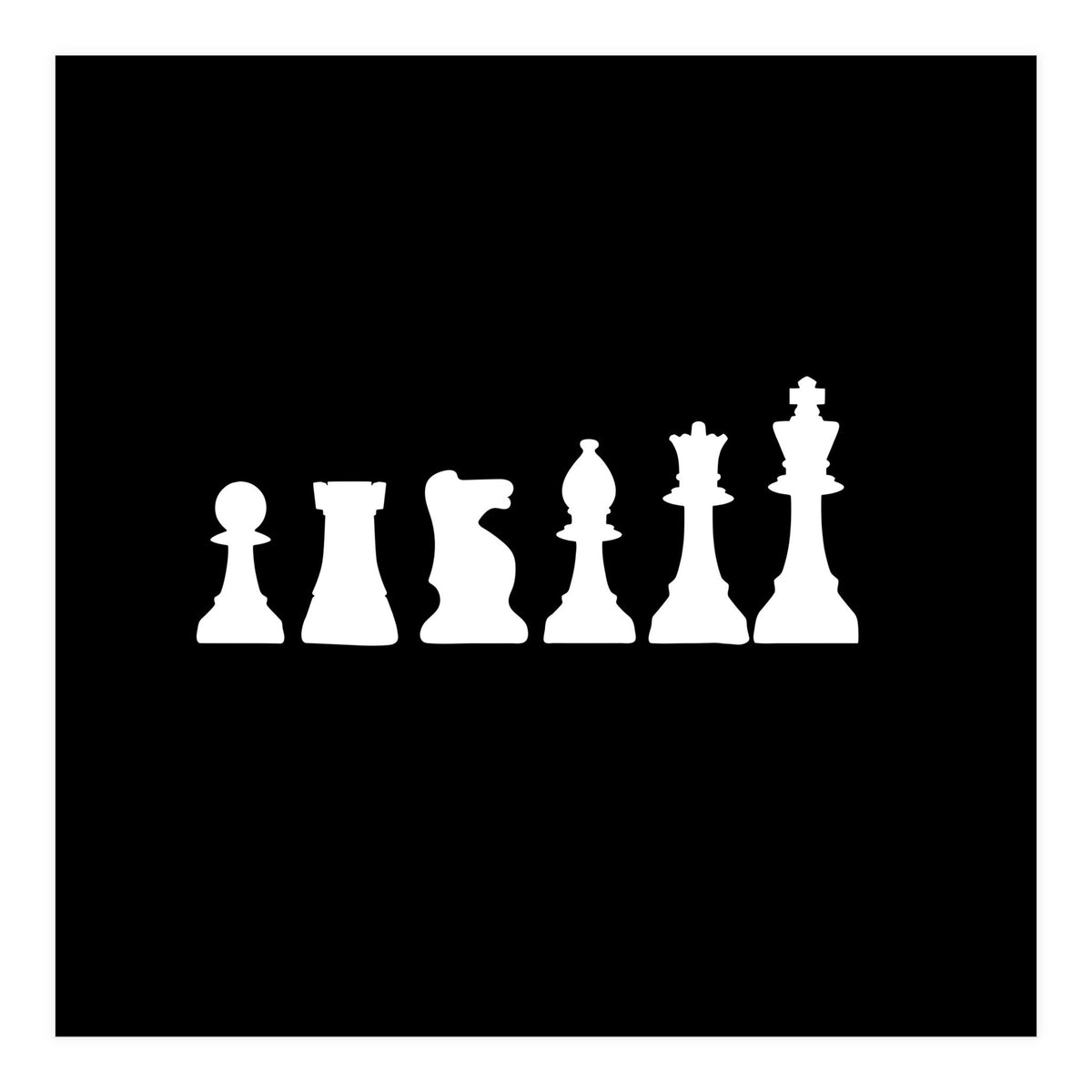 Chess Game Pieces (Print Only)
