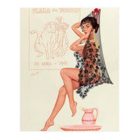Pinup Spanish Girl (Print Only)