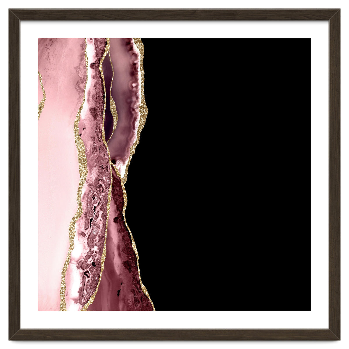 Blush & Gold Agate Texture 04