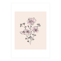 Wild Roses Bouquet (Print Only)