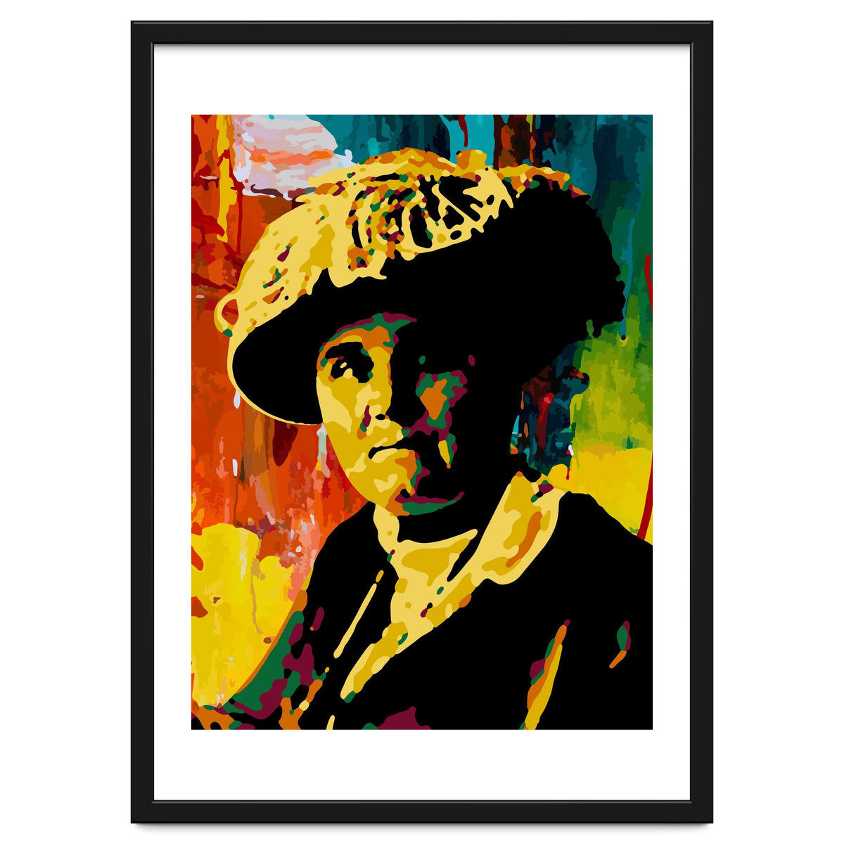 Jane Addams Colorful Abstract Art