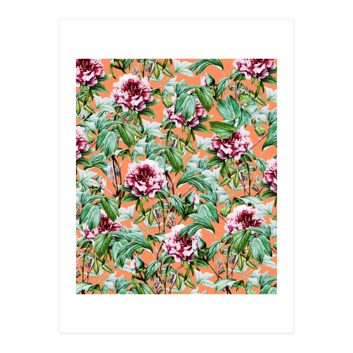 Frosty Florals || #society6 #decor #buyart (Print Only)