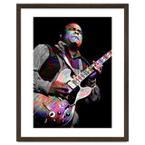 Freddie King American Blues Guitarist Colorful thumbnail