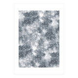 Abstract Winter Foggy Snow Gray White (Print Only) thumbnail