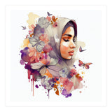 Floral Line Art Veil Profile (Print Only) thumbnail