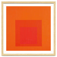 JOSEF ALBERS - HOMAGE TO THE SQUARE RED