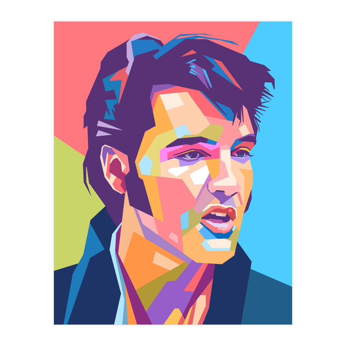 Elvis Presley pop art (Print Only)
