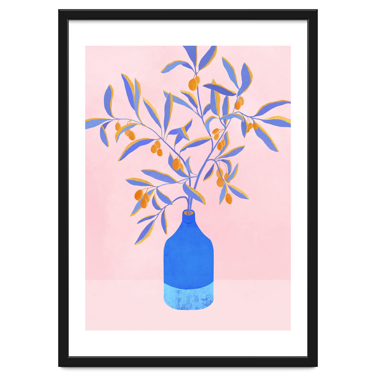 Blue Branches Still Life