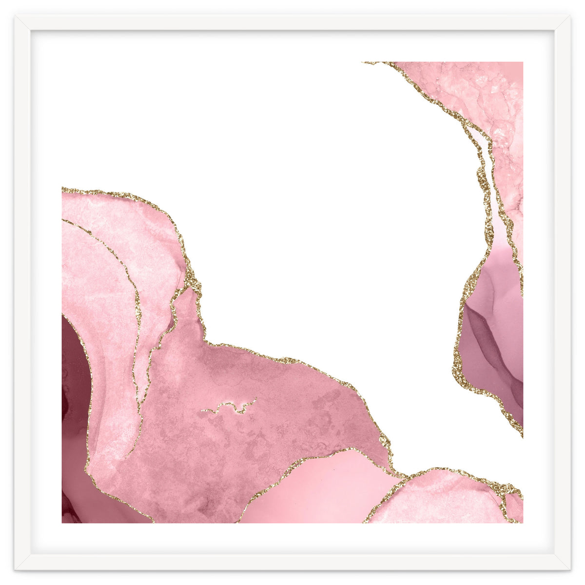 Blush & Gold Agate Texture 07