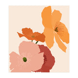 Autumn Wildflowers, Botanical Illustration Vintage Classy, Bohemian Floral Blossom Plants Bloom, Pastel Flowers Garden Nature (Print Only) thumbnail