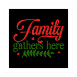 Family Gathers Here  (Print Only) thumbnail