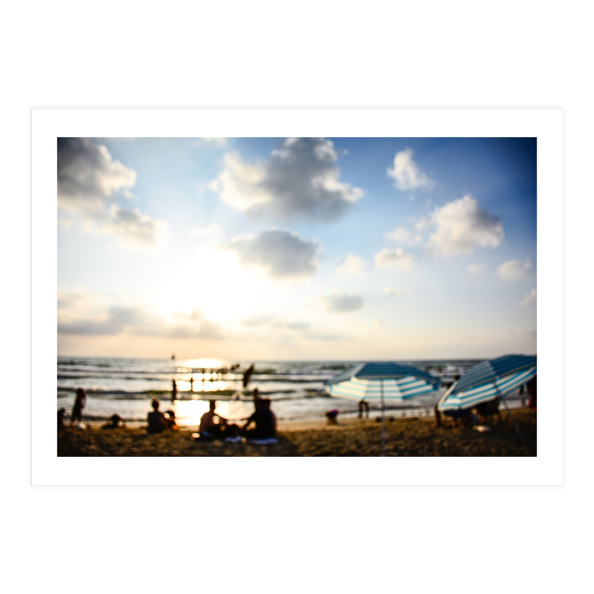 Late afternoon at the beach (Print Only)