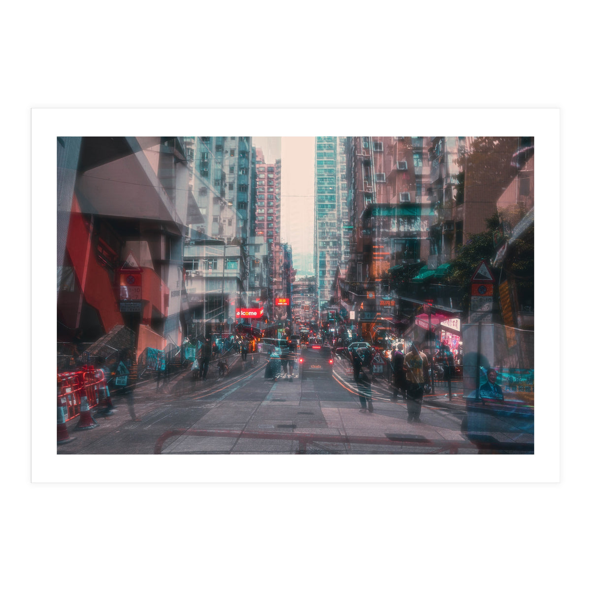 Street Photography - Double Exposure Sai Ying Pung (Print Only)