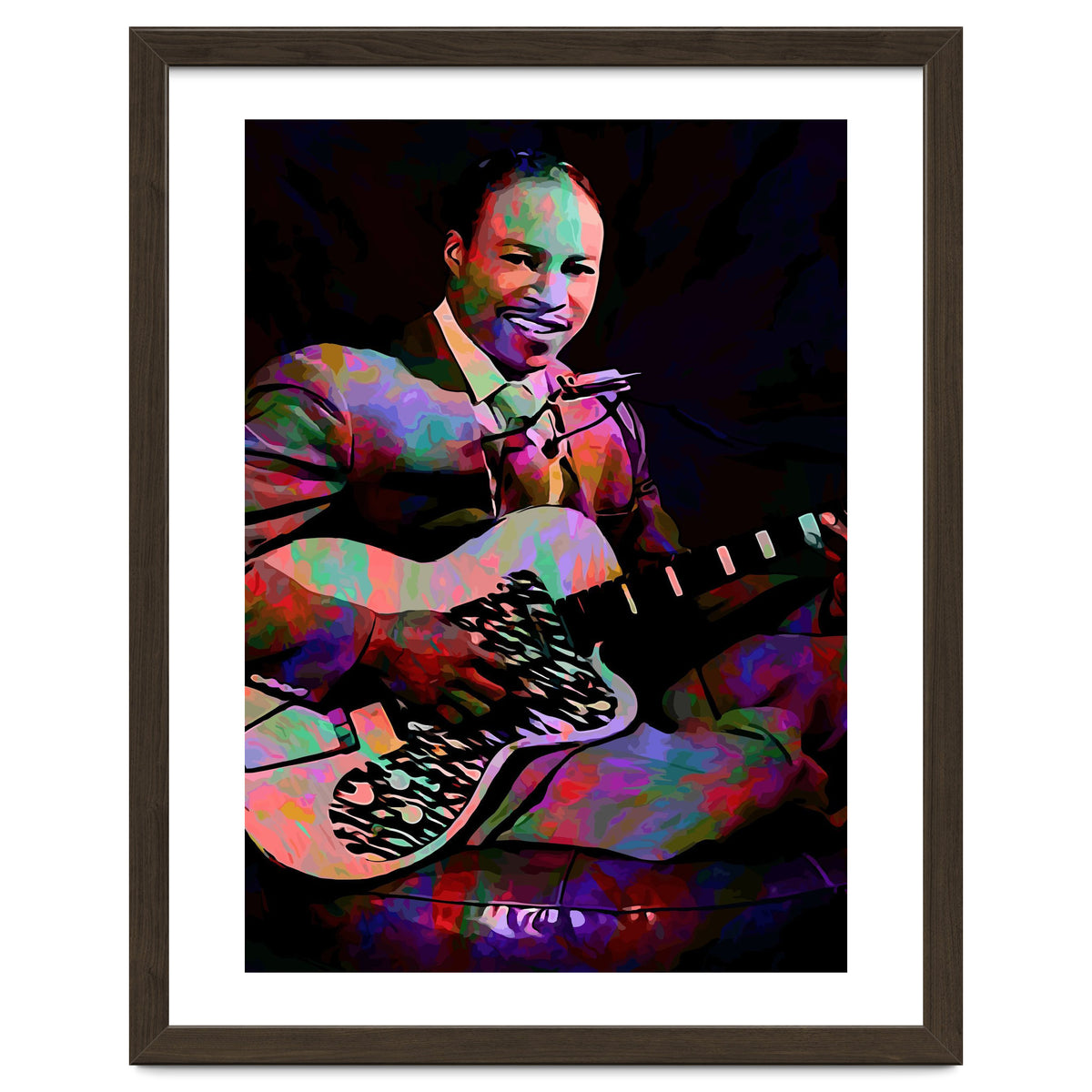 Jimmy Reed American BLues Musician Legend Colorful