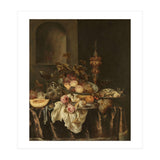 Still Life. Dating: c. 1640 - c. 1680. Measurements: h 127.5 cm × w 106.5 cm × t 3.0 cm; d 10.5 cm. (Print Only) thumbnail