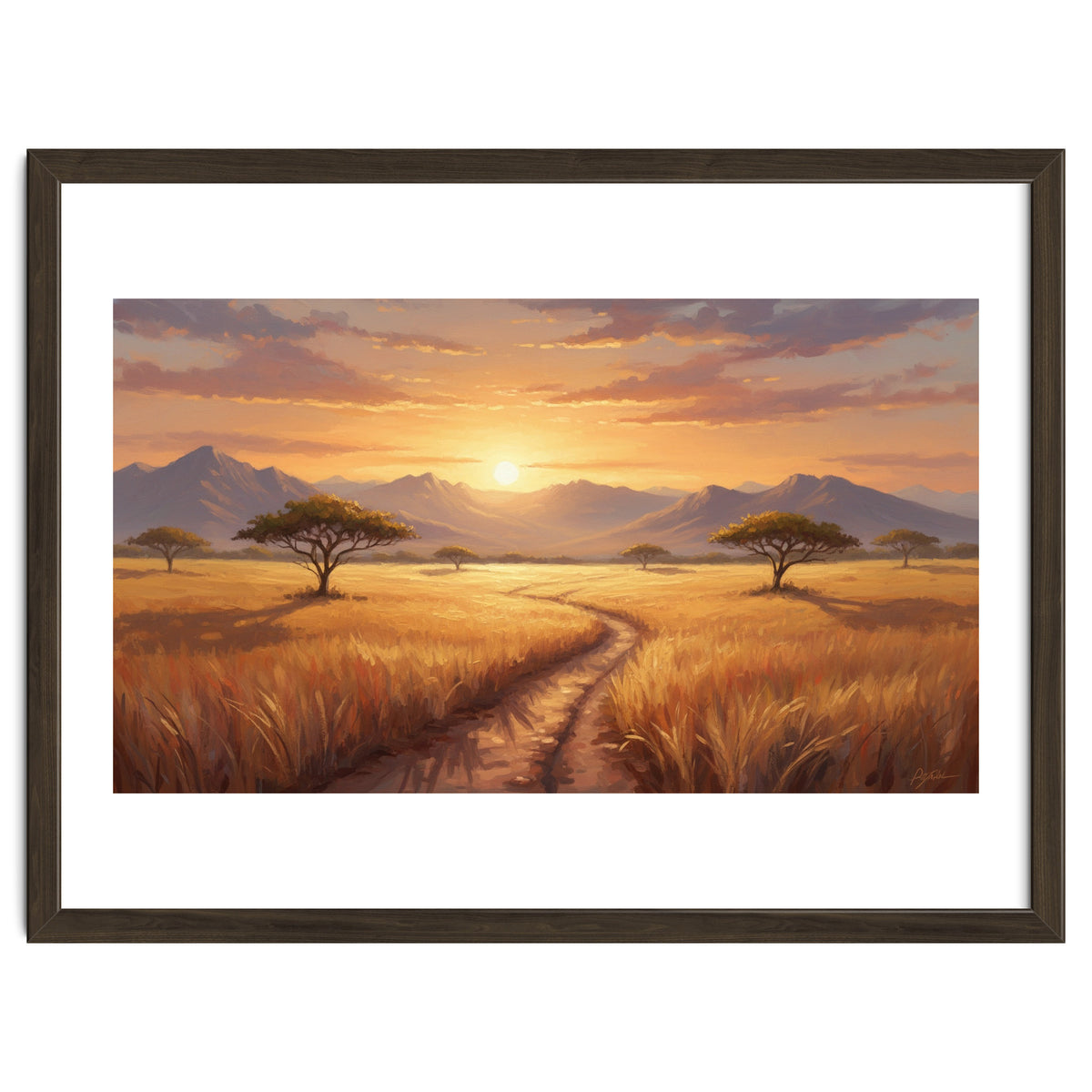 Golden Peak Sunset