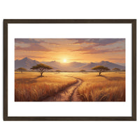 Golden Peak Sunset