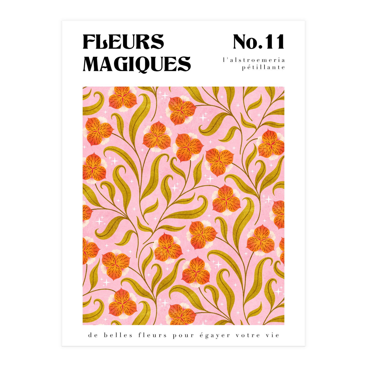 Magical Flowers No.11 Alstroemerias Print (Print Only)