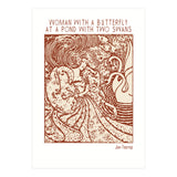 Woman With A Butterfly (Print Only) thumbnail