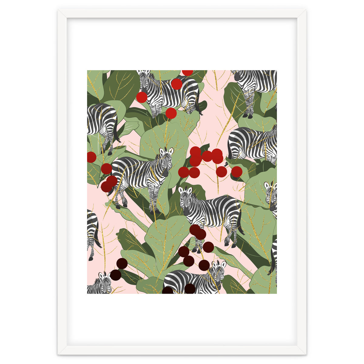 Zebra Harem #society6 #decor #buyart