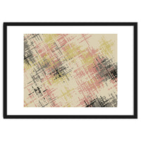 Geometric Cross Patterns Muted