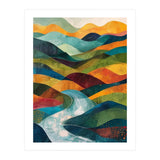 Abstract Rolling Hills Landscape (Print Only) thumbnail