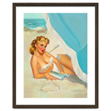 Pinup Sexy Blonde On The Beach thumbnail