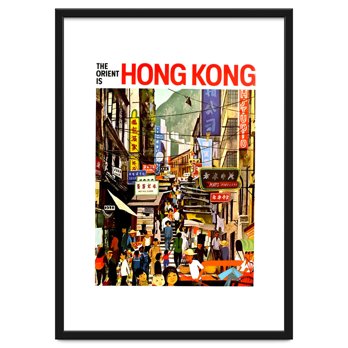 Hong Kong, in People Crowd