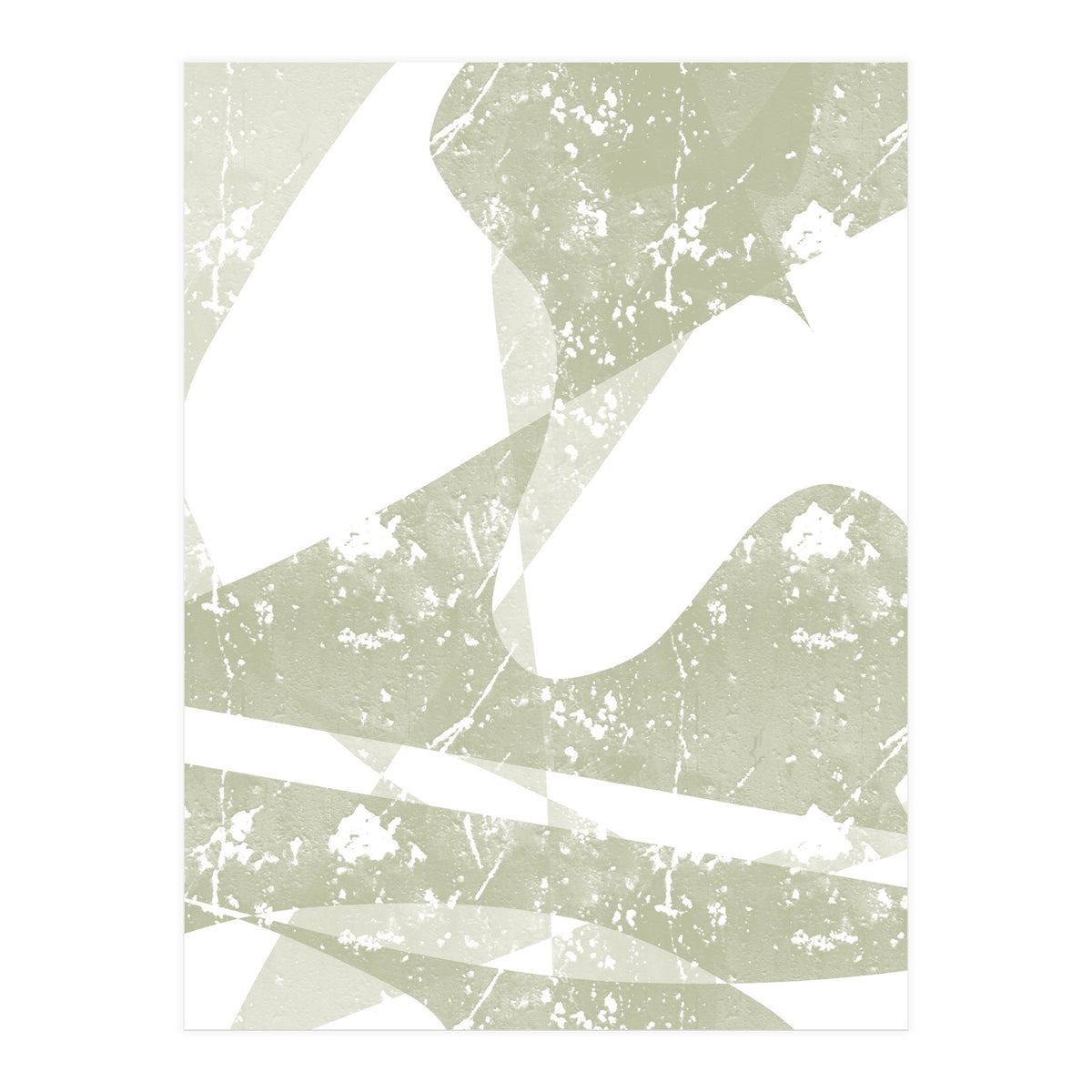 Sage Abstract Rhythm (Print Only)