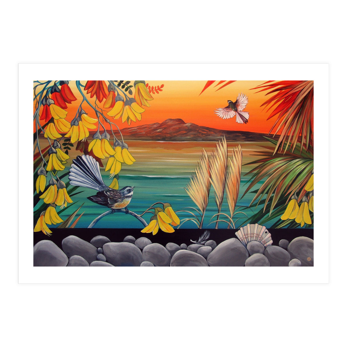 Rangitoto Sunset (Print Only)