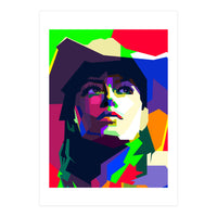 Jessica Biel Hollywood Movies WPAP Illustration Trending Now (Print Only)