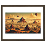 Vintage Bagan Poster, Myanmar thumbnail