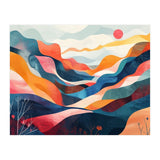 Abstract Mountain Landscape Art (Print Only) thumbnail