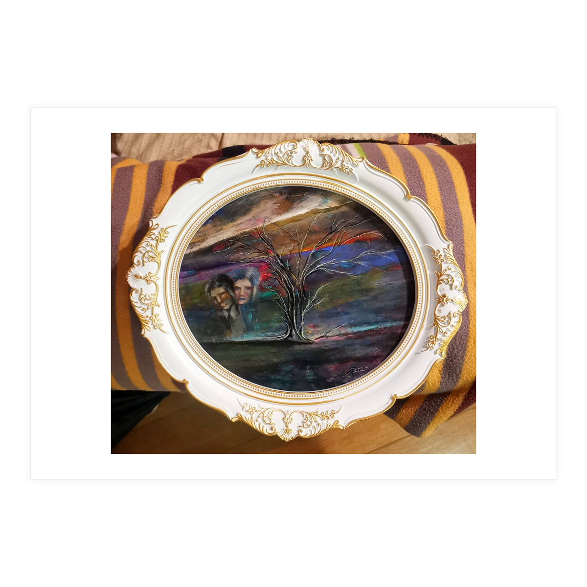 Memory 26x29.cm.acrylic. With Frame 33x38.cm. (Print Only)