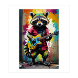 Raccoon Plays Guitar (Print Only) thumbnail