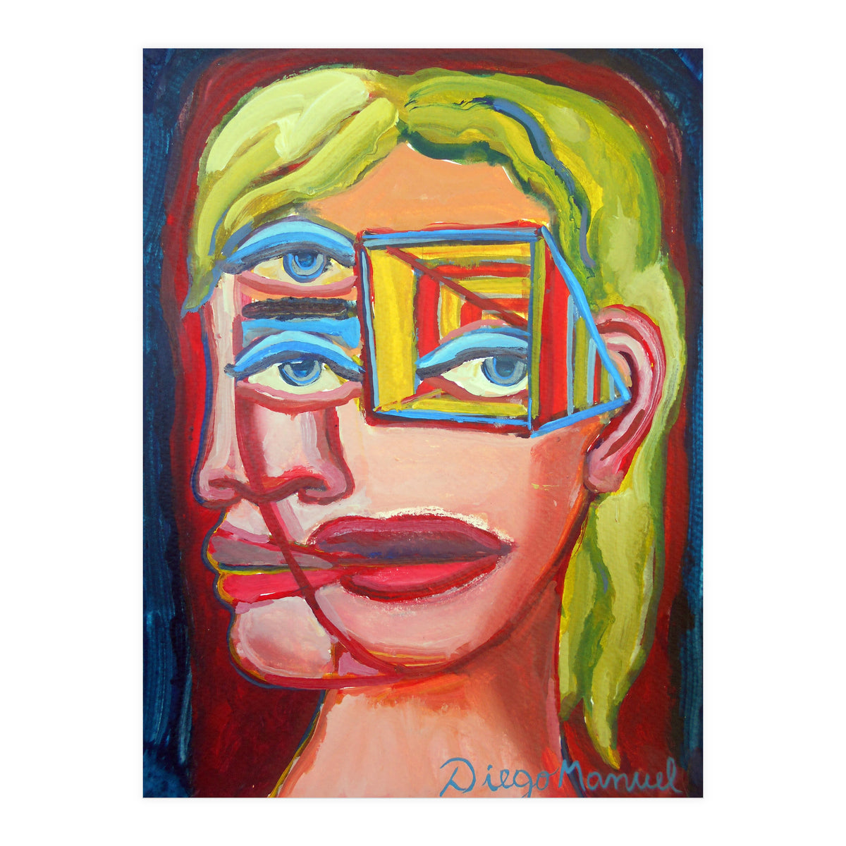 Cabeza De Mujer 23 (Print Only)