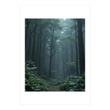 Ethereal Misty Forest in the Rain (Print Only) thumbnail