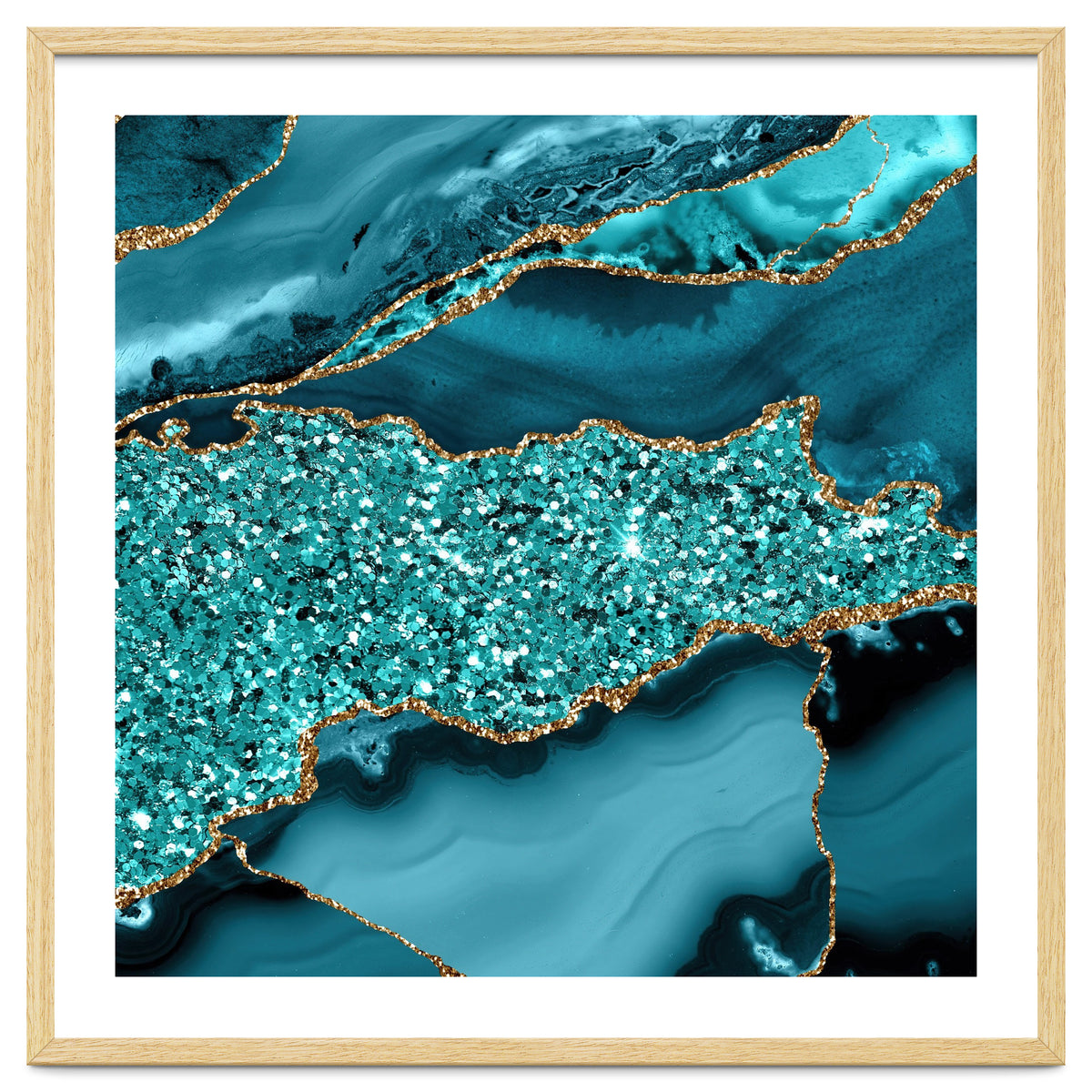 Agate Glitter Ocean Texture 09