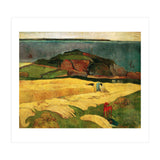 Paul Gauguin / 'Seaside Harvest', 1890, Oil on canvas, 92 × 73 cm. (Print Only) thumbnail