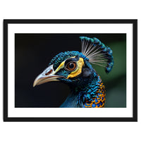 Close-up of a Peacock’s Head
