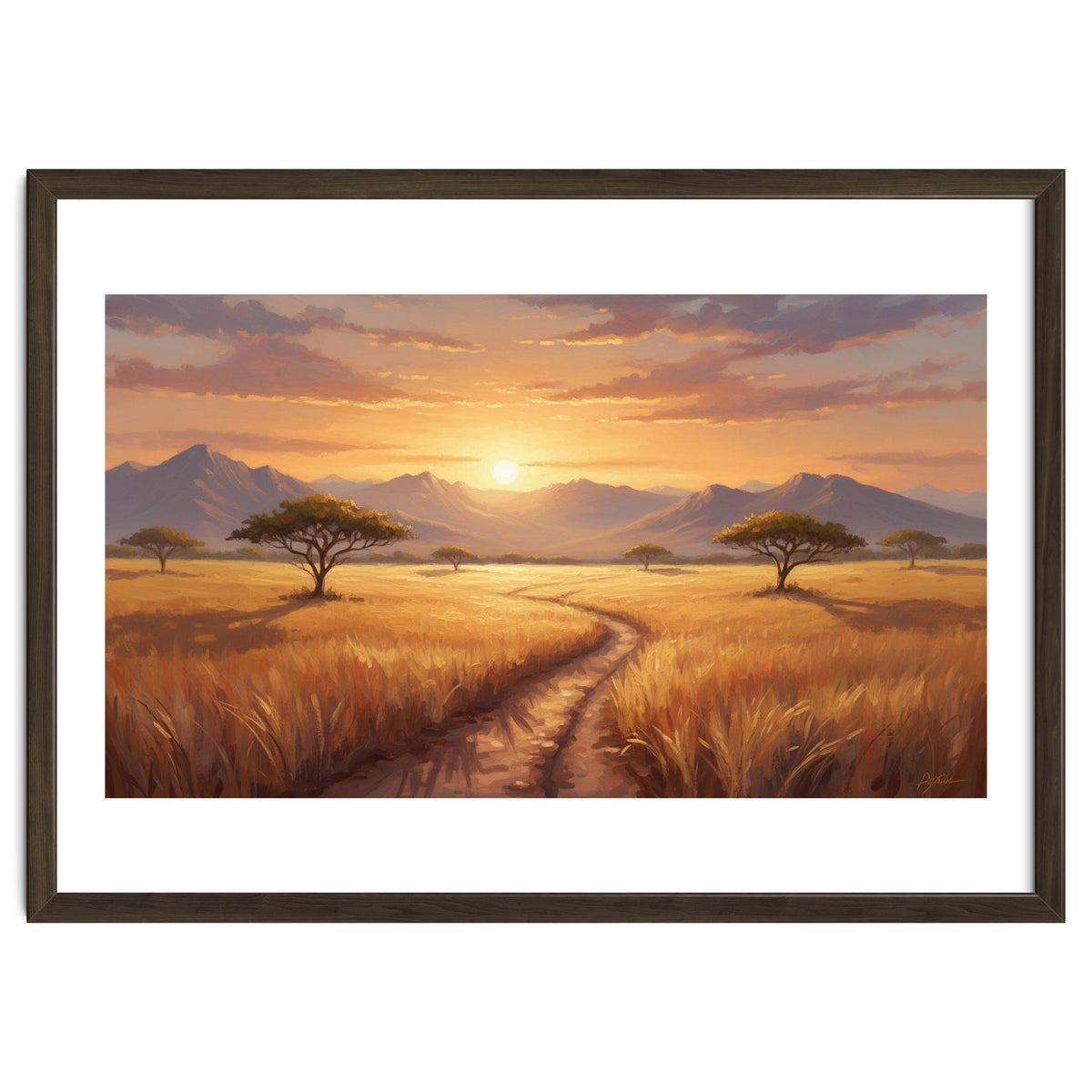 Golden Peak Sunset