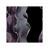Black & Silver Glitter Agate Texture 02  (Print Only) thumbnail