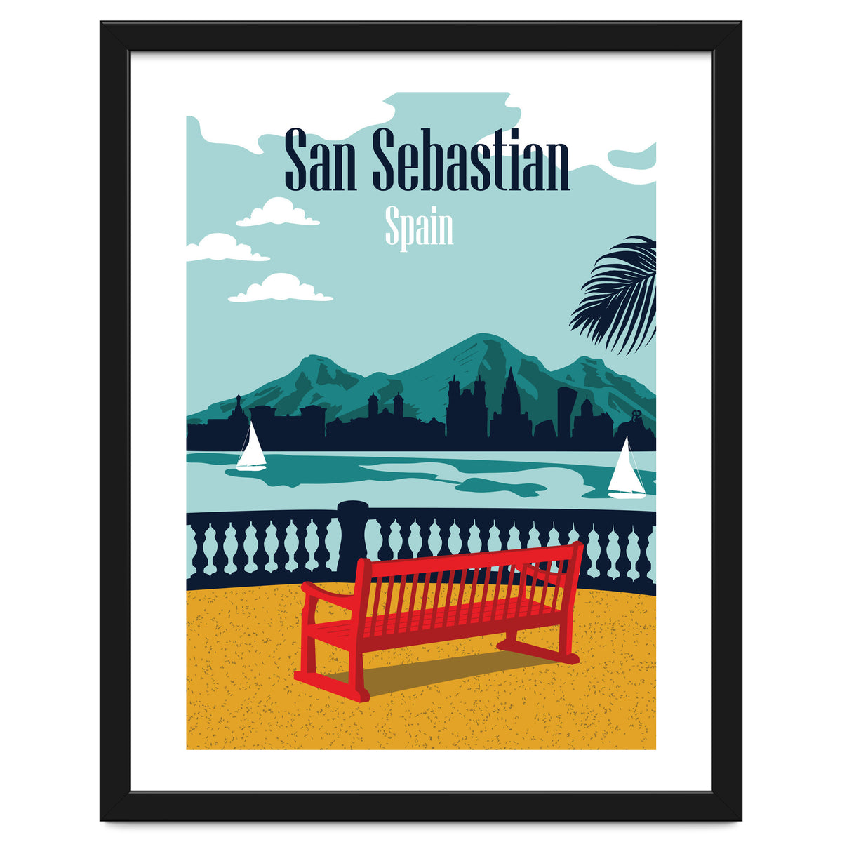 San Sebastian Beach, Spain