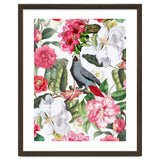 Vintage Cockatoo in Flower Jungle thumbnail