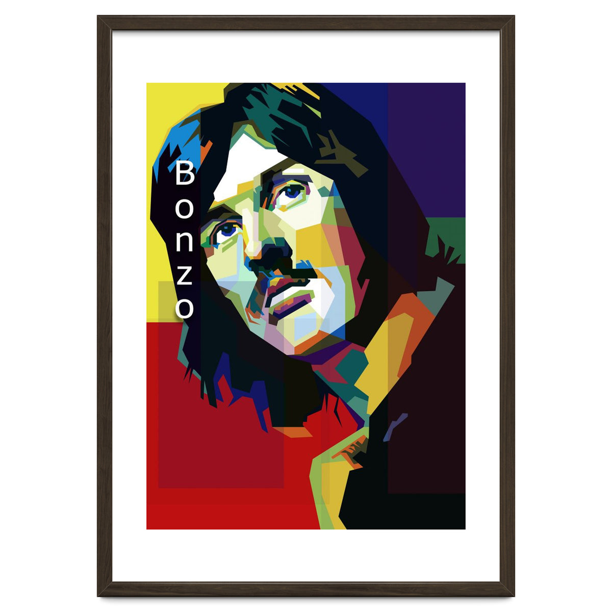 John Bonham Led Zeppelin Pop Art WPAP